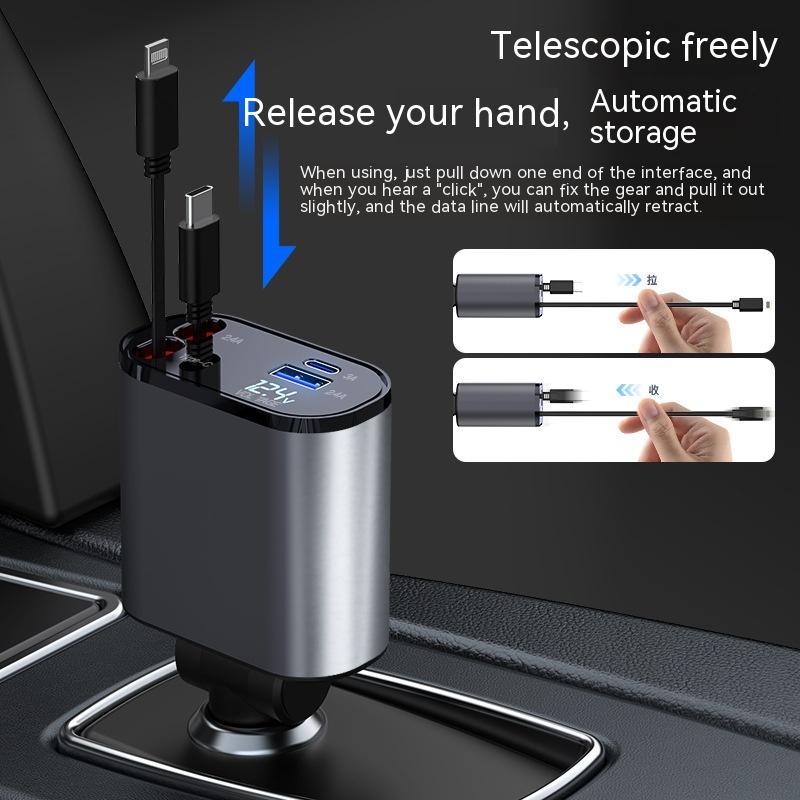 100W Super Fast Charging Car Adapter