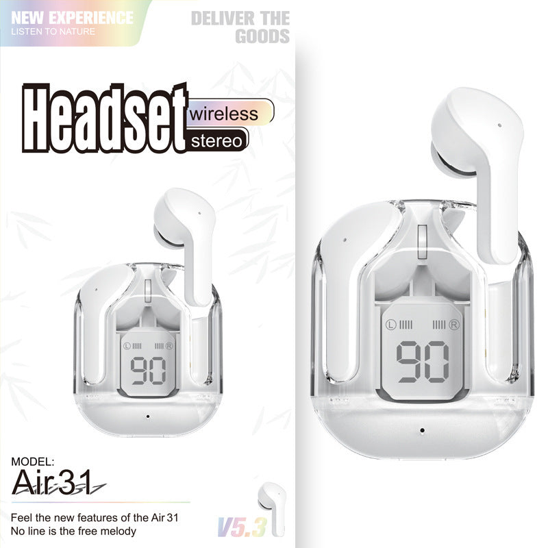 ENC Noise Reduction Transparent Bluetooth Earbuds