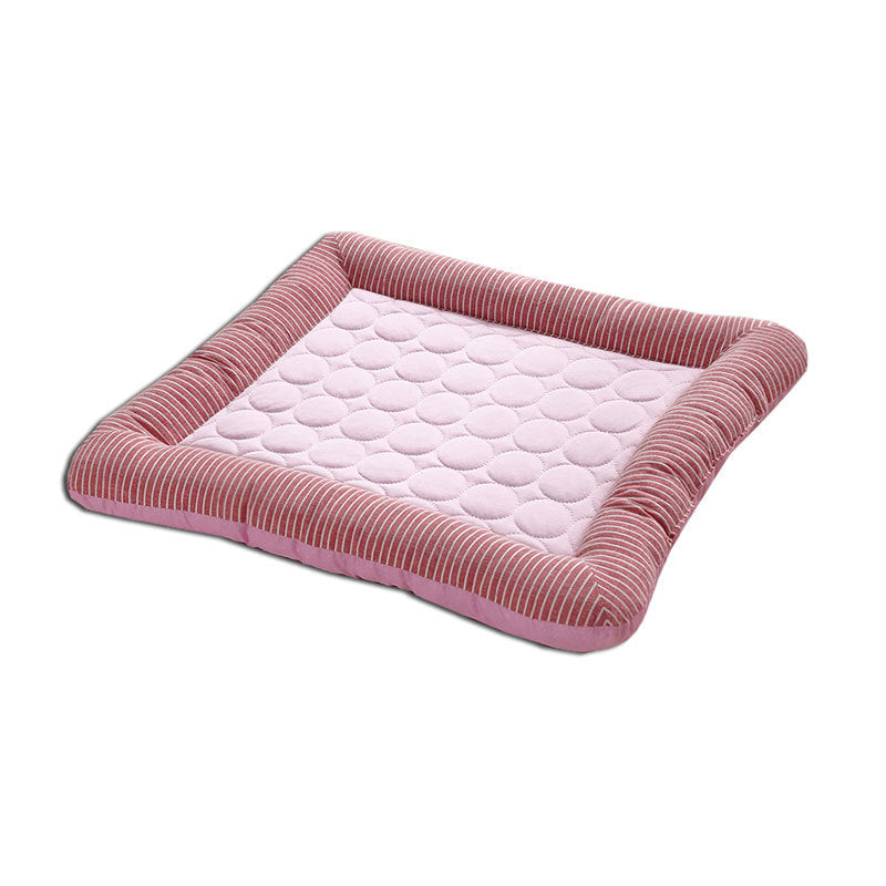 Breathable Ice Silk Pet Cooling Bed