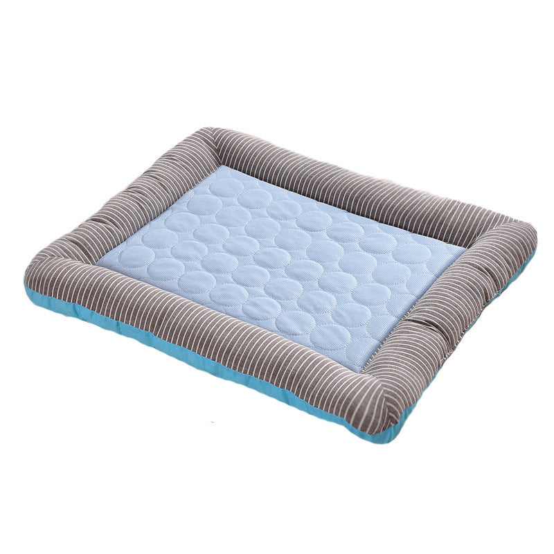 Breathable Ice Silk Pet Cooling Bed
