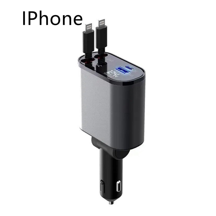 100W Super Fast Charging Car Adapter