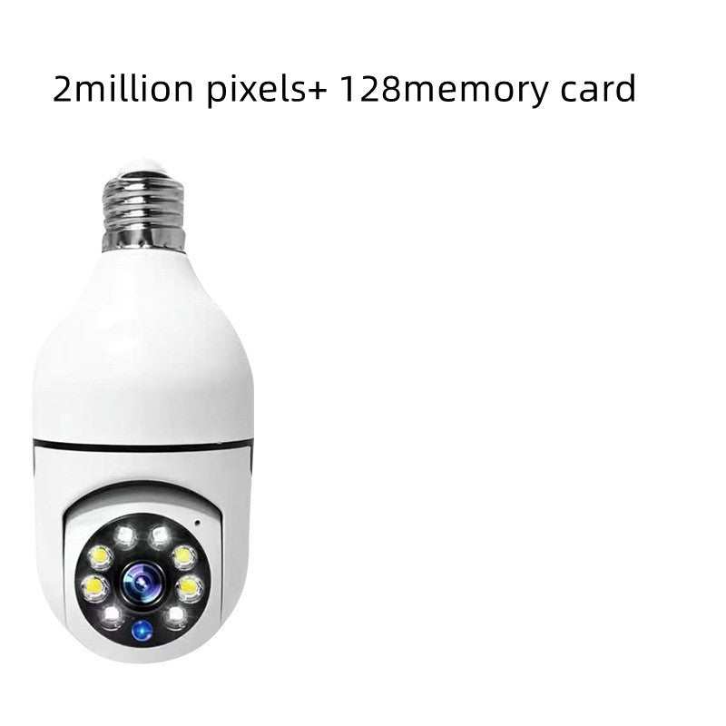 5G WiFi CAMERA 1080P Bulb 4X Zoom Alarm Monitor