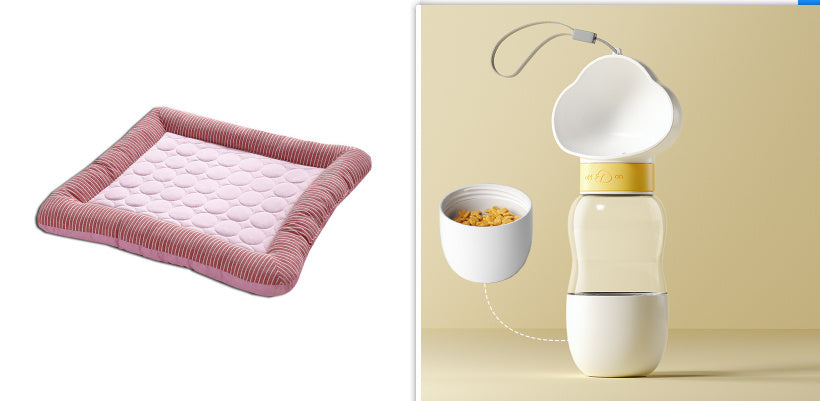 Breathable Ice Silk Pet Cooling Bed