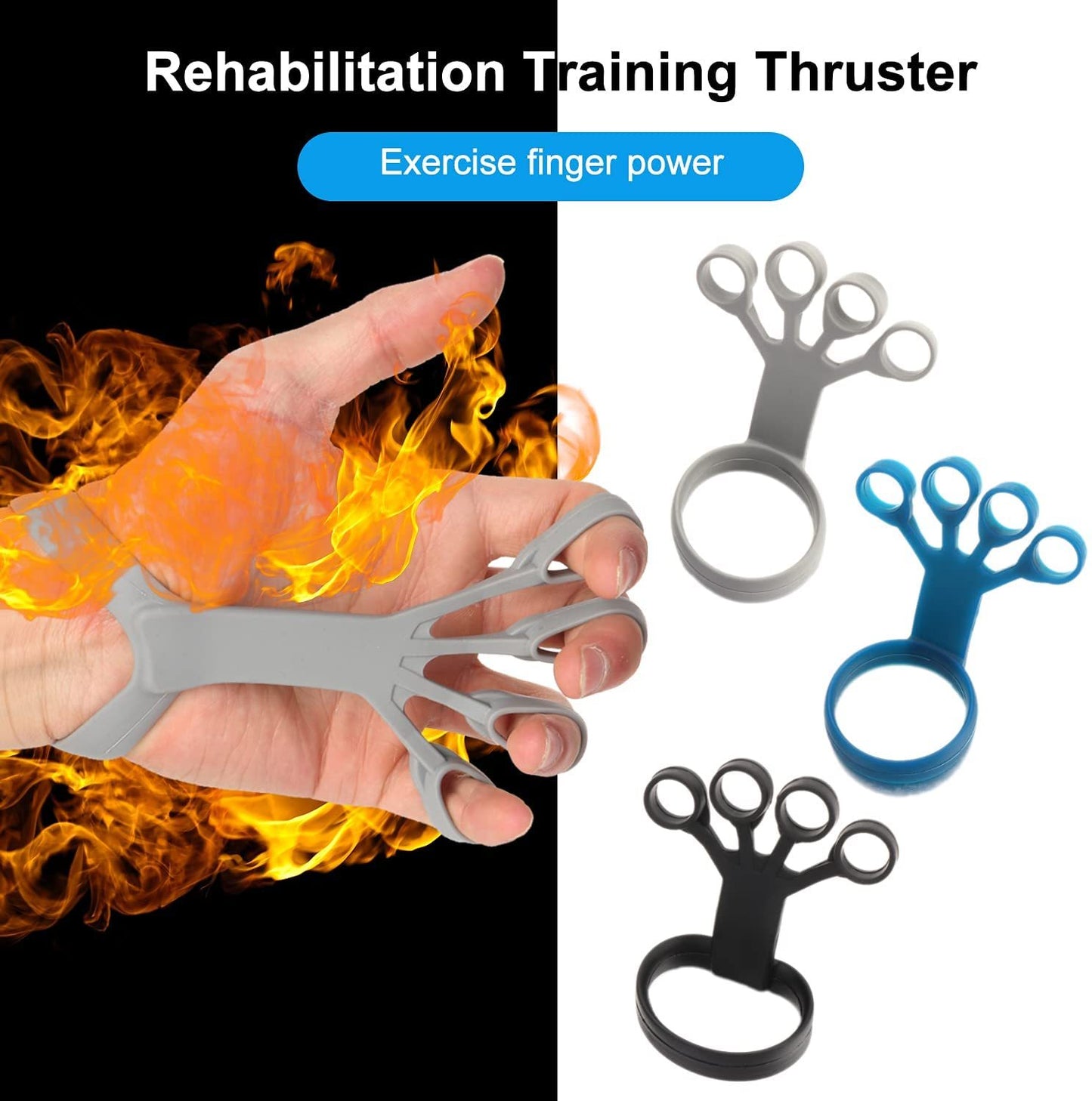 Silicone Finger Grip Strengthener