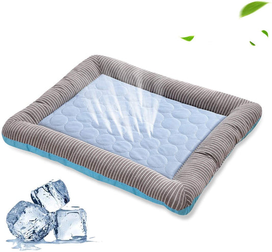 Breathable Ice Silk Pet Cooling Bed