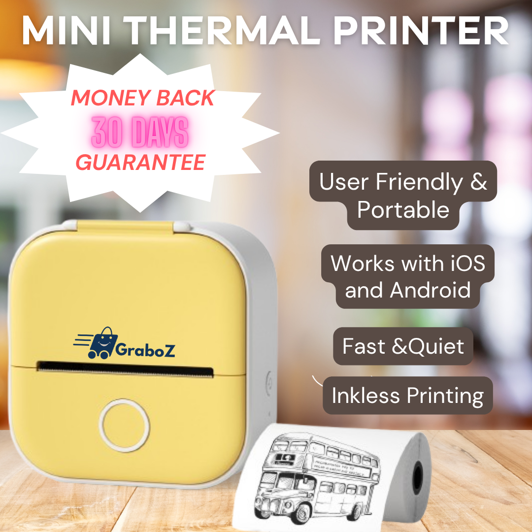 Portable Thermal Label Printer