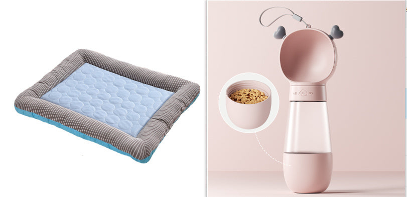 Breathable Ice Silk Pet Cooling Bed
