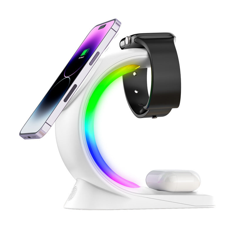 4 In 1 Fast Charge Magnetic Wireless Charging Station
