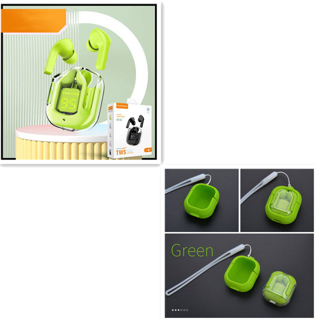 ENC Noise Reduction Transparent Bluetooth Earbuds