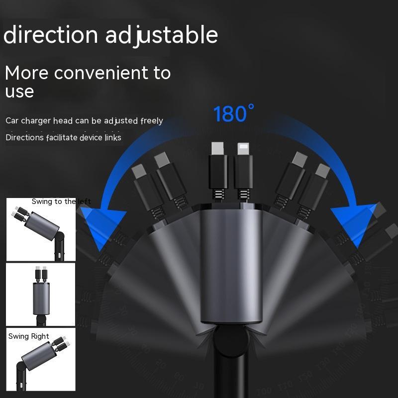100W Super Fast Charging Car Adapter