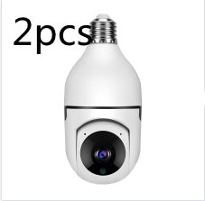 5G WiFi CAMERA 1080P Bulb 4X Zoom Alarm Monitor