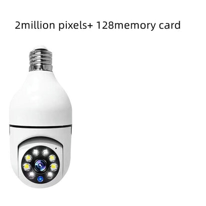5G WiFi CAMERA 1080P Bulb 4X Zoom Alarm Monitor