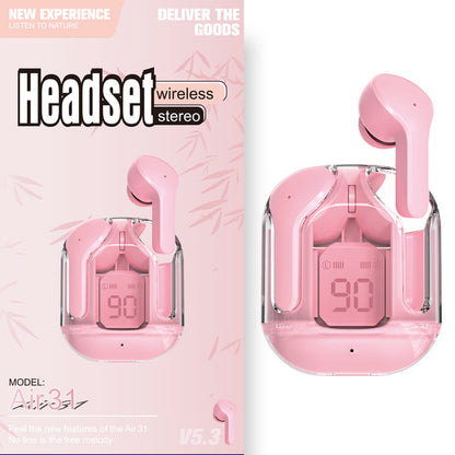 ENC Noise Reduction Transparent Bluetooth Earbuds