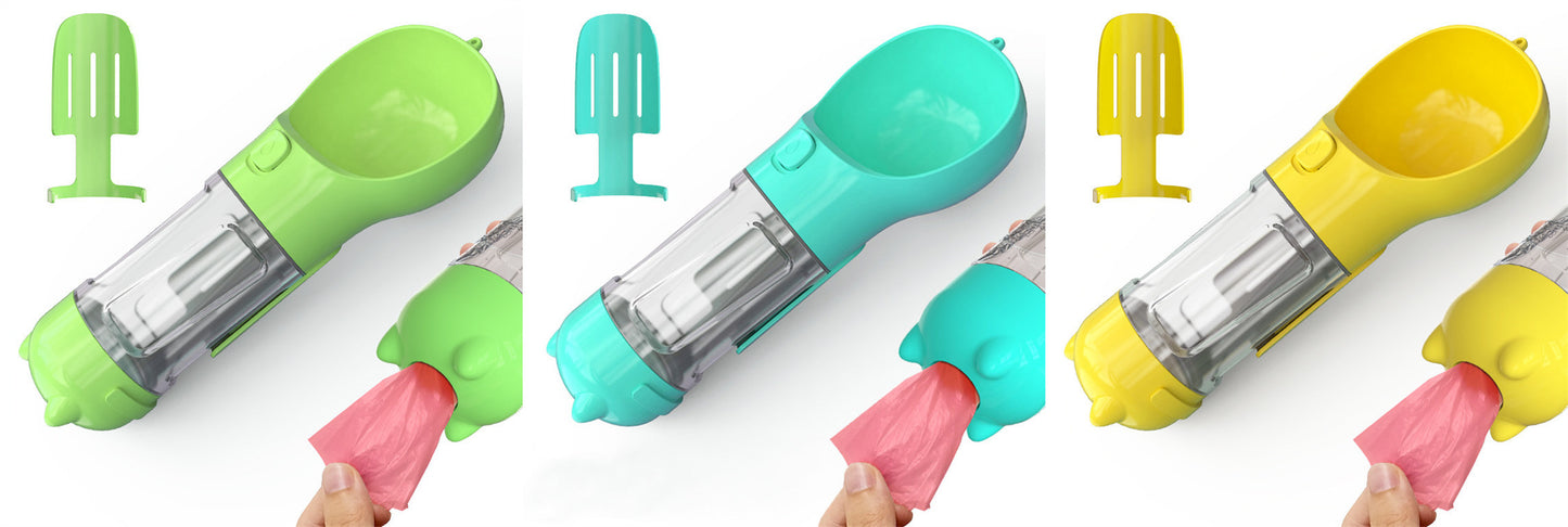 3 In 1 Pet Travel Feeder & Bottle