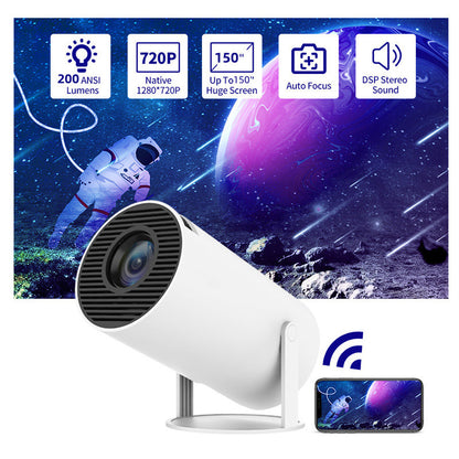 180 Degrees Portable Straight Projector