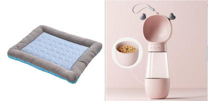Breathable Ice Silk Pet Cooling Bed