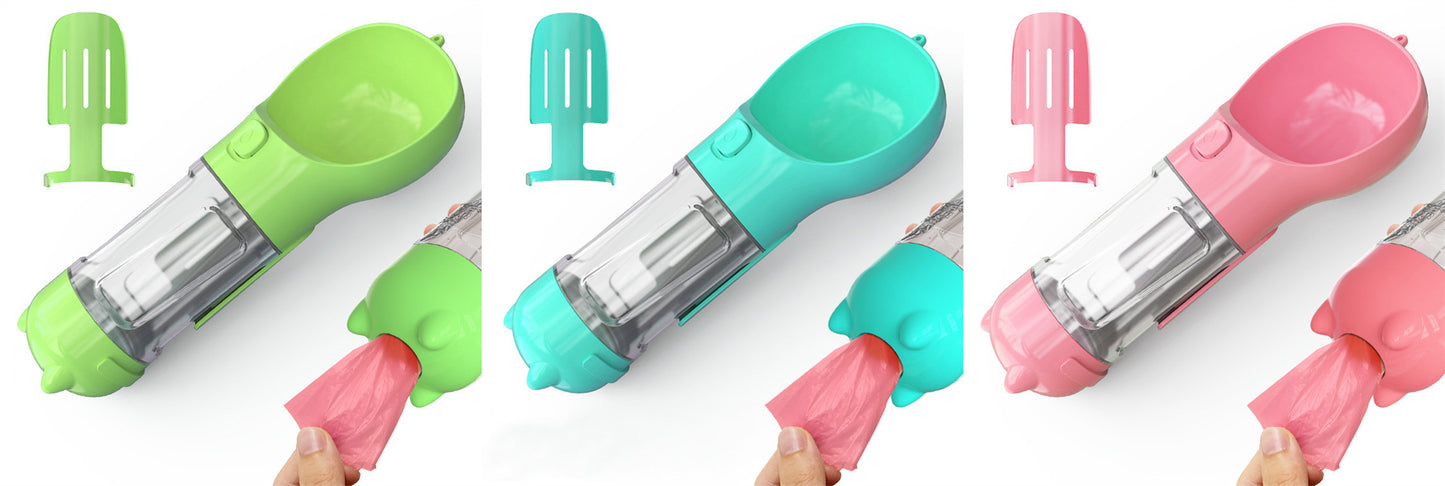 3 In 1 Pet Travel Feeder & Bottle
