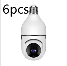 5G WiFi CAMERA 1080P Bulb 4X Zoom Alarm Monitor
