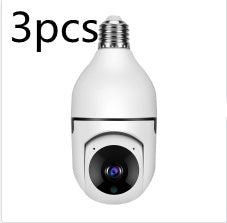 5G WiFi CAMERA 1080P Bulb 4X Zoom Alarm Monitor