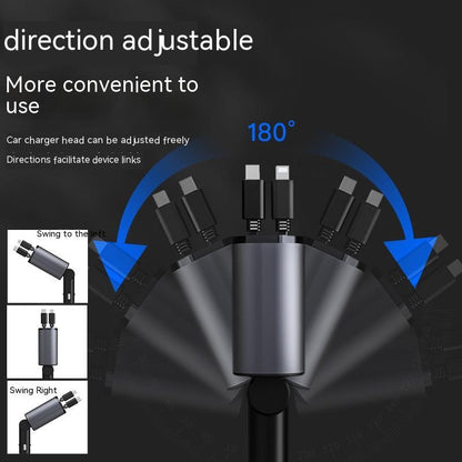 100W Super Fast Charging Car Adapter