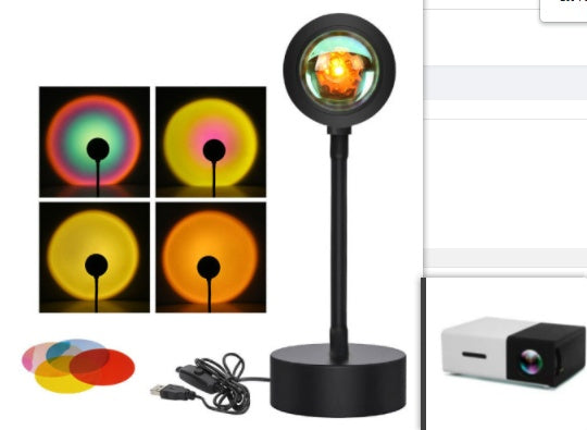 Ambient Sunset Projection Lamp